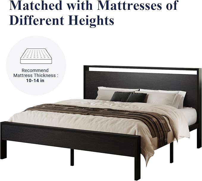 Allewie King Size Platform Bed Frame - Image 8