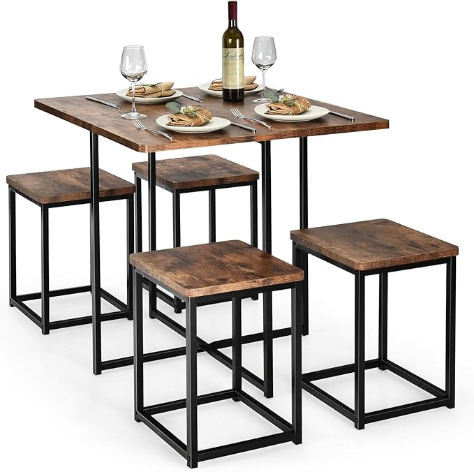 Giantex 5 Piece Dining Table Set, Dining Set by Giantex