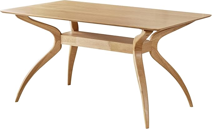 Christopher Knight Home Idalia Curved Leg Rectangular Dining Set, 5-Pcs Set - Image 4