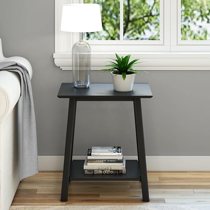 Plank+Beam Wooden Side Table - Image 3