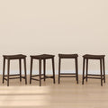 Plank+Beam Smythe Counter Stool, Sturdy Wood Modern Kitchen Counter Height Stool by PlankBeam