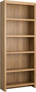 Prepac Moda 5-Tier Tall Wooden Bookcase, Oak Storage Cabinet, Display Cabinet by PREPACRTASTORAGEFURNITURE