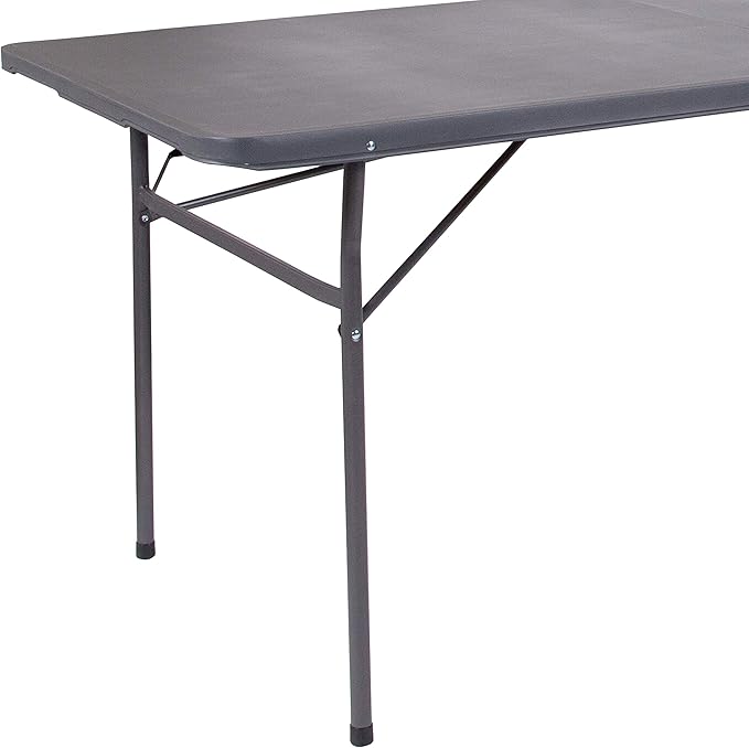 Flash Furniture 6' Rectangular Plastic Folding Event Table - Image 7