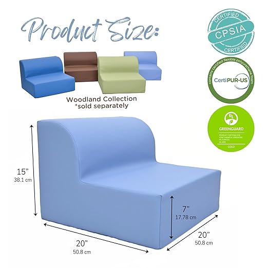 Children's Factory Library Lounger, Flexible Seating Classroom Furniture - Image 3