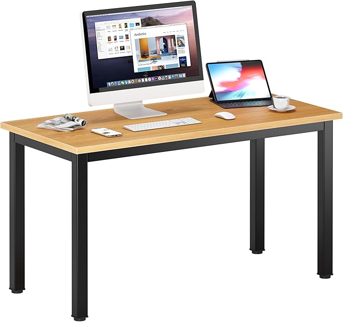 DlandHome 47 inches Medium Computer Desk, Composite Wood Board, Decent and by DlandHome