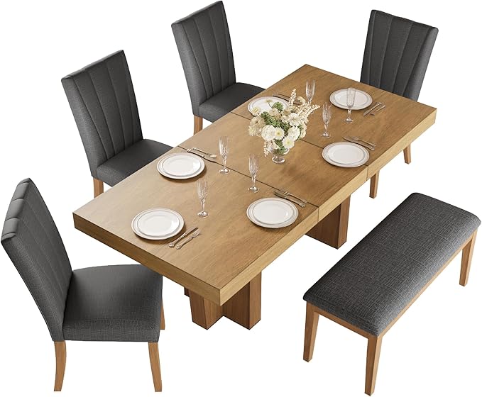 Ball & Cast 6 Piece Farmhouse Dining Table Set - Image 9