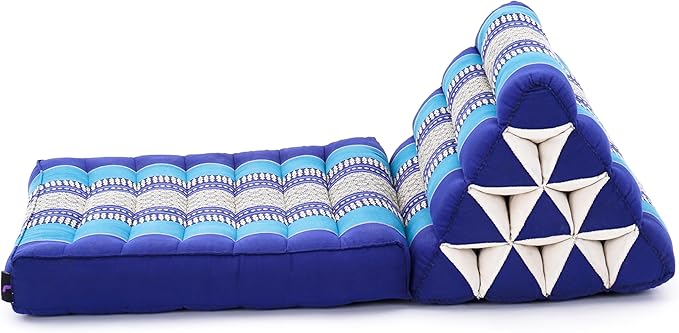 Leewadee 1-Fold Mat with Triangle Cushion – Comfortable TV Pillow, Foldable - Image 7
