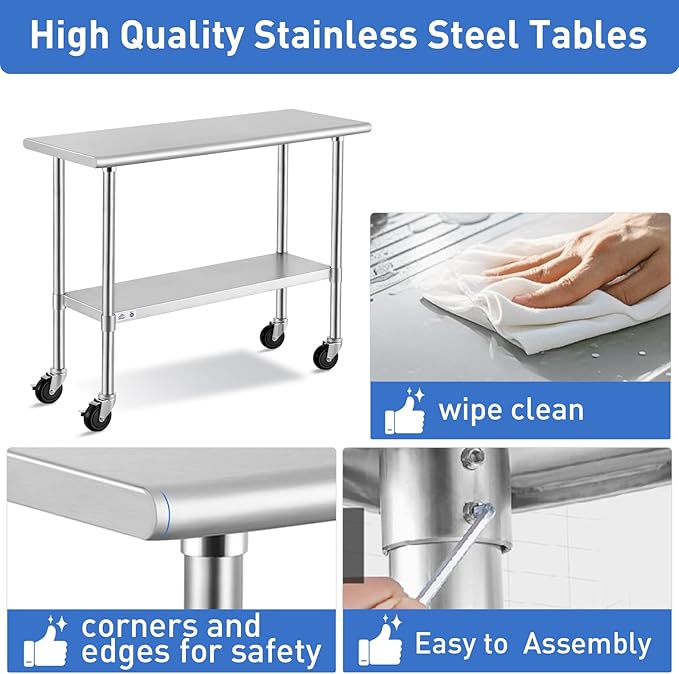 ROCKPOINT Stainless Steel Table - Image 5