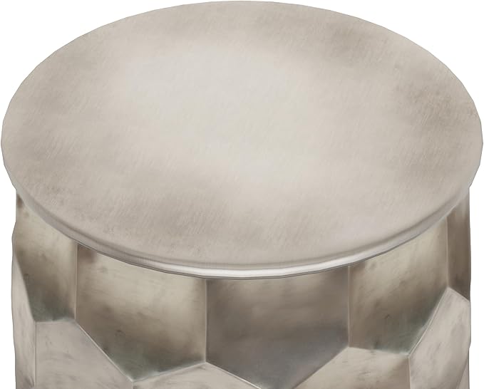 SIMPLIHOME Whitney Industrial 17 inch Wide Metal Storage Accent Side Table in - Image 6