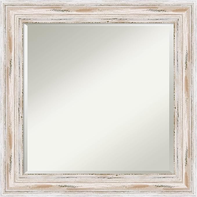 Amanti Art White Bathroom Mirror by AmantiArt