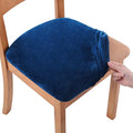 Smiry Velvet Seat Covers for Dining Room Chair Set of 2, Stretch Fit Removable by Smiry