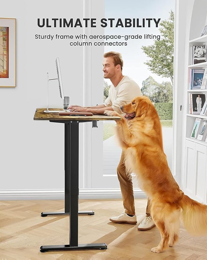 ErGear Height Adjustable Electric Standing Desk, 48 x 24 Inches Sit Stand up - Image 4
