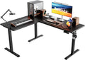 Agilestic 59 Inch L Shaped Standing Desk Adjustable Height, Electric Corner by Agilestic