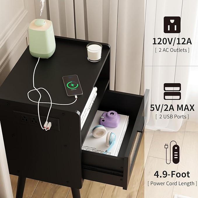 Mid Century Modern Nightstand - Image 5