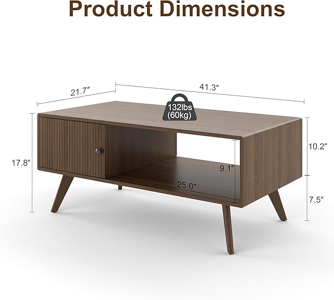 Mid Century Modern Coffee Table - Image 3