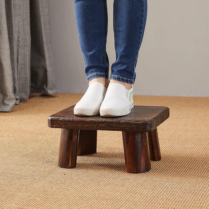 Wooden Stool, Bedside Step Stool, Step Ladder - Image 7