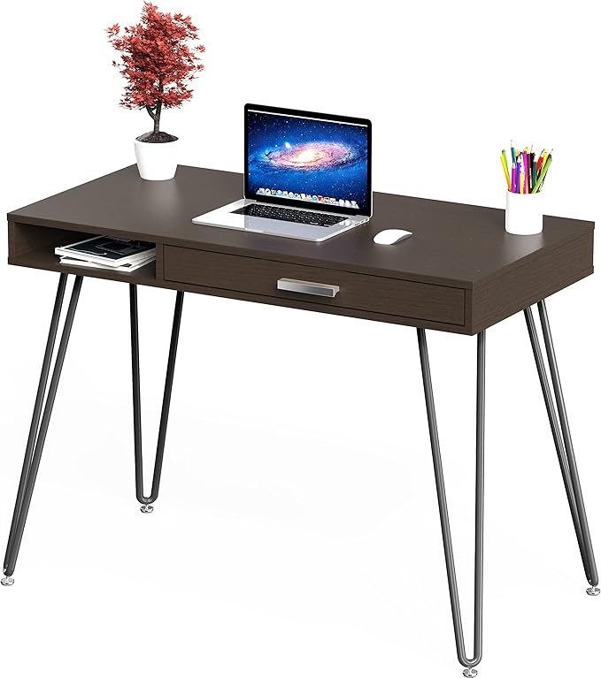 SHW Home Office Computer Hairpin Leg Desk - Image 5