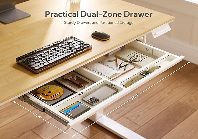 INNOVAR Bamboo Standing Desk - Image 4
