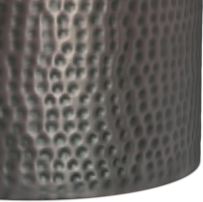 SIMPLIHOME Corbin 16 inch Wide Metal Side Table in Hammered Antique Copper - Image 9