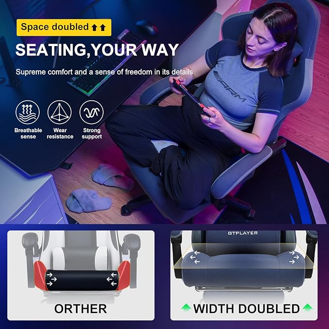 GTPLAYER Gaming Chair, Computer Office Chair - Image 6
