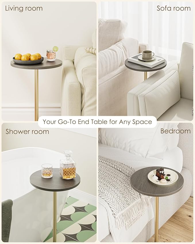 Masupu Drink Table, Round Side Table - Image 7