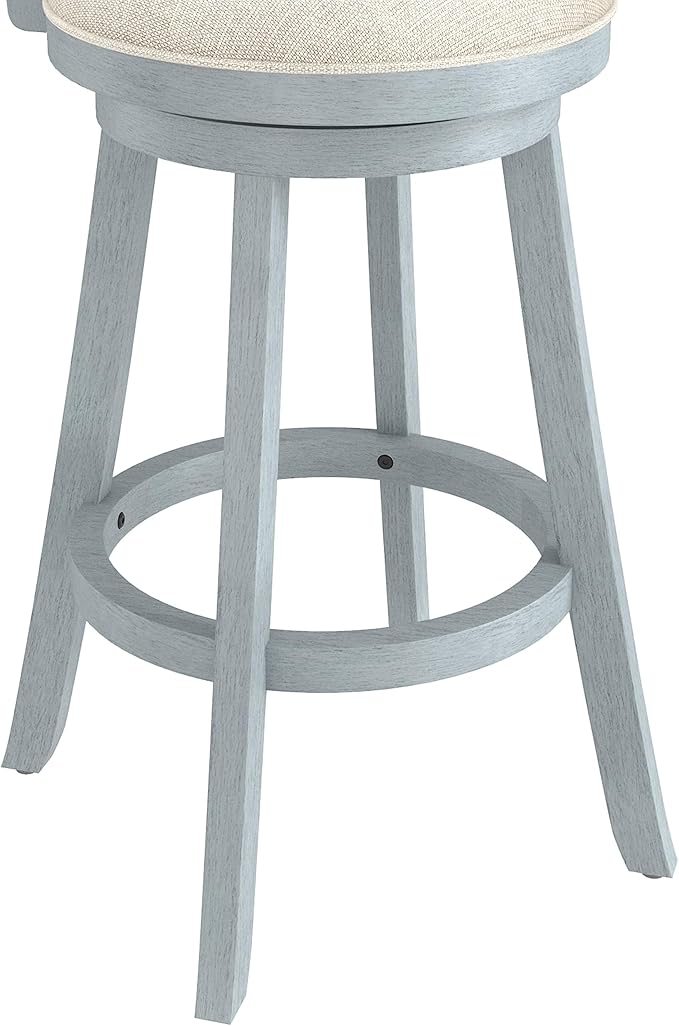 Hillsdale Fairfox 30.5" Wood Swivel Bar Height Stool - Image 7