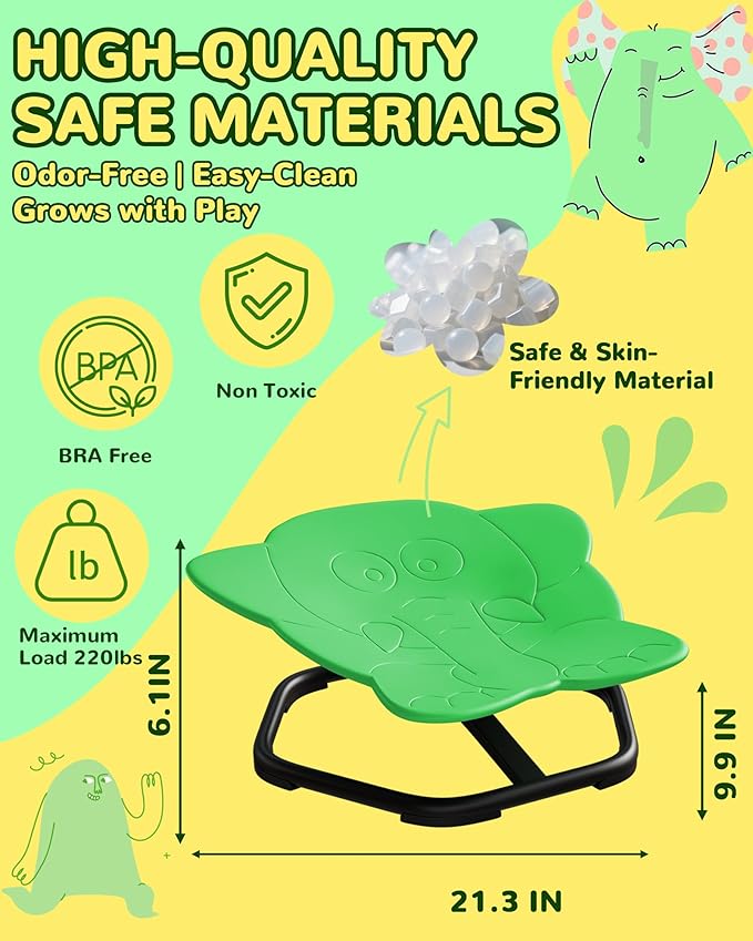 Spinning Chair for Autistic Kids, Sit and Spin, Sensory Toys for Kids - Image 3
