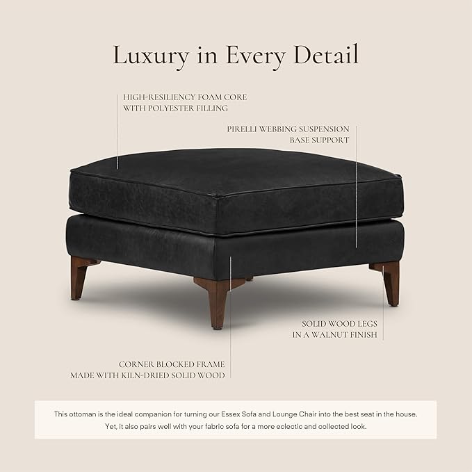 POLY & BARK Essex Ottoman - Image 5