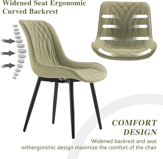 YOUNIKE Dining Chairs Set of 2 - Image 9