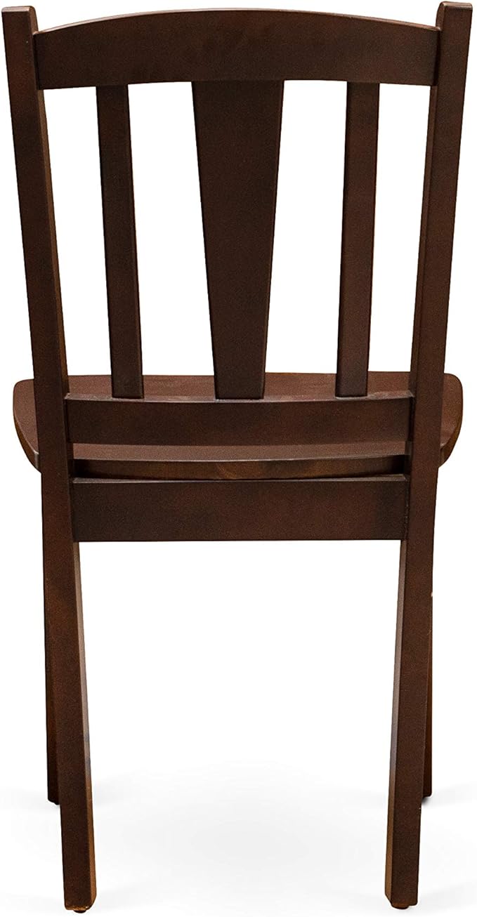 East West Furniture ESDL3-MAH-W 3 Piece Dinette Set - Image 10