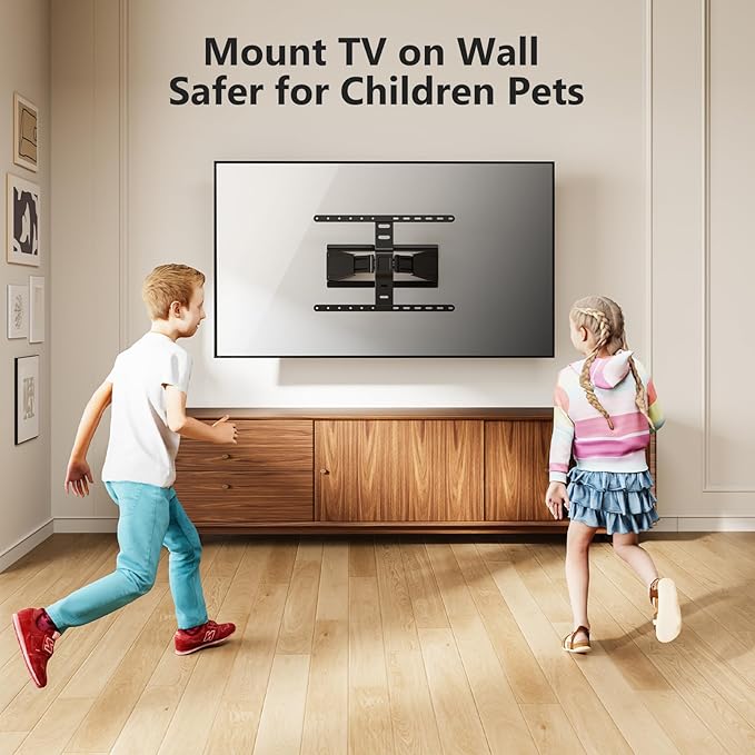 WALI Ultra Slim Full Motion TV Wall Mount Bracket - Image 8