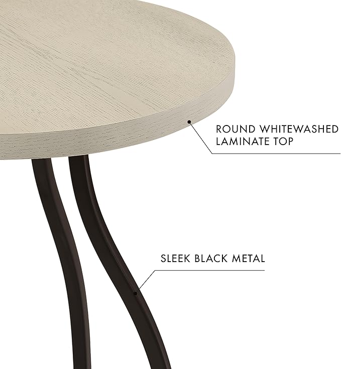 HomePop Lindsay Round Accent Table - Image 6