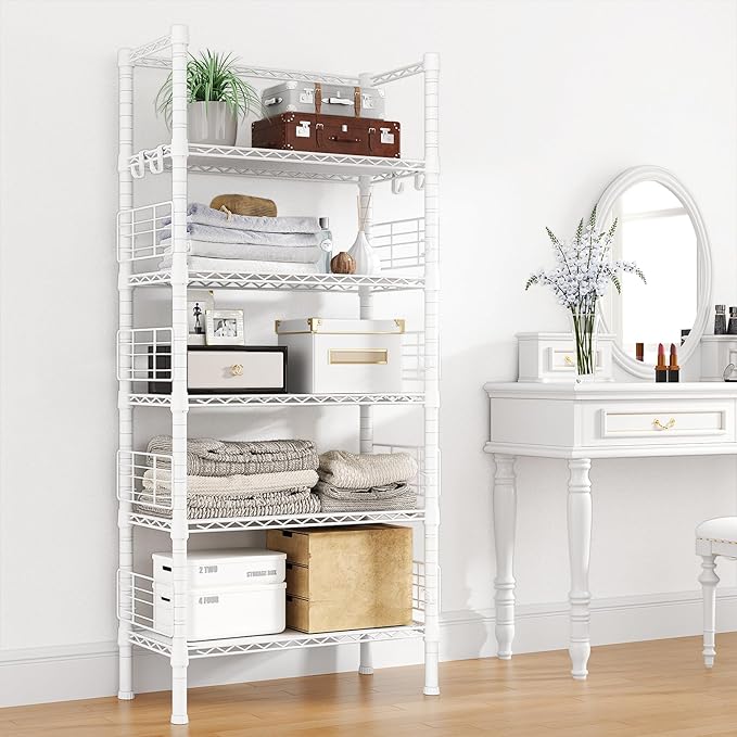 Metal Storage Rack, Storage Organizer Shelves - Image 5