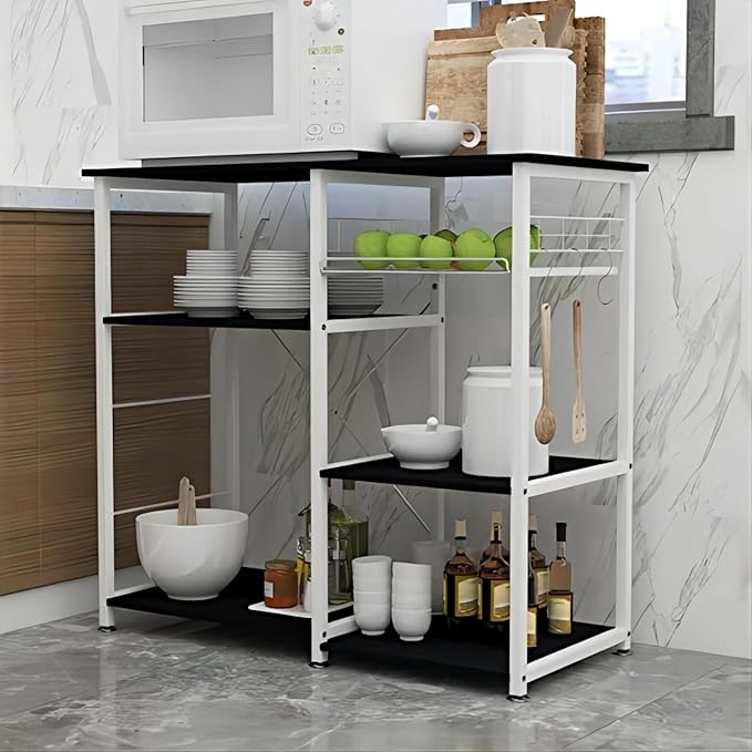 soges 3-Tier Kitchen Baker's Rack, Utility Microwave Oven Stand - Image 2