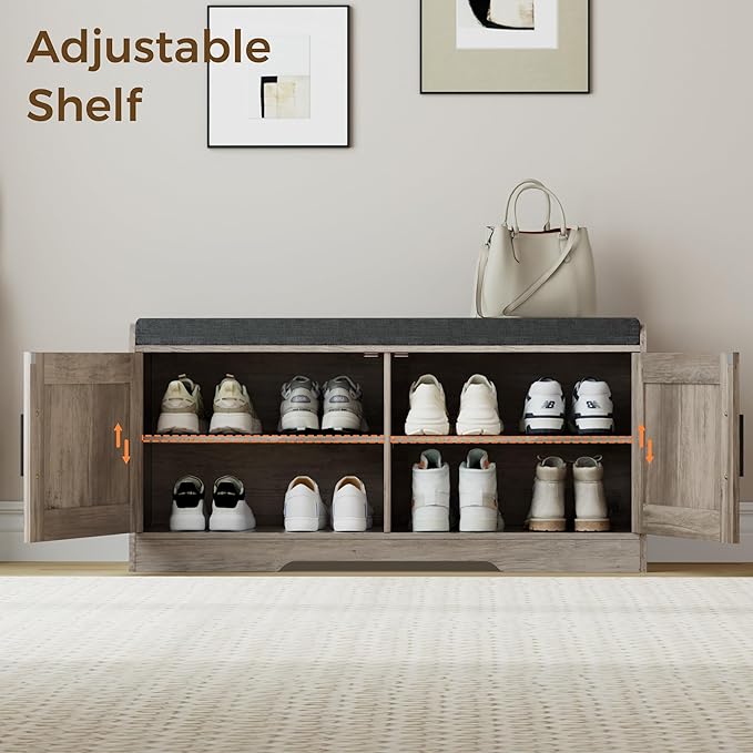2-Tier Storage Bench, Shoe Bench - Image 6