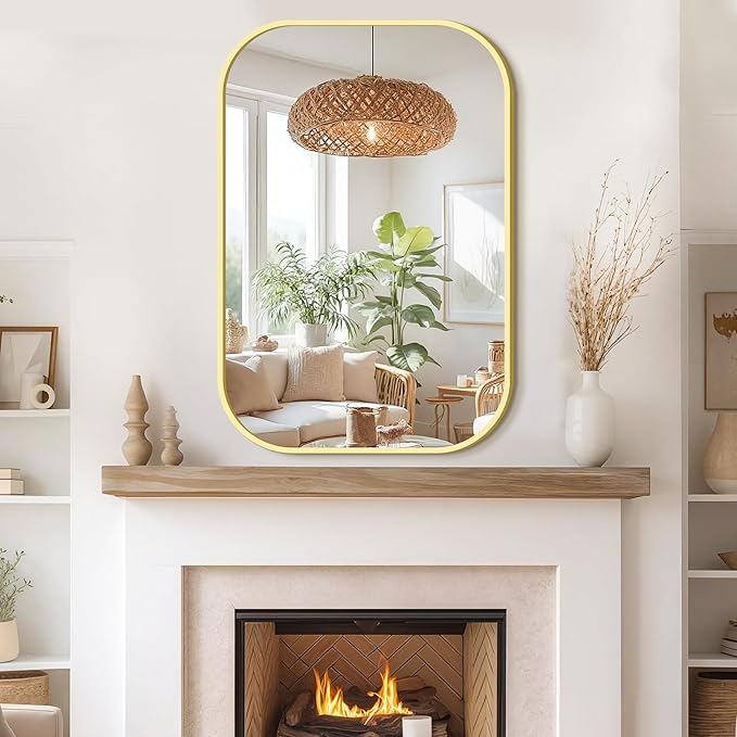 Bathroom Mirrors for Over Sink, 24x36 Gold Vanity Mirror for Bathroom Sink - Image 7