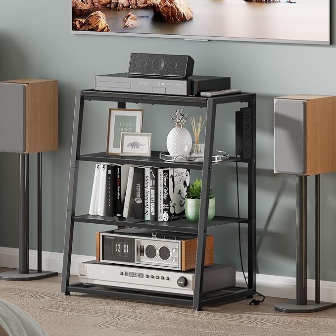 HOOBRO 4-Tier AV Media Stand - Image 4