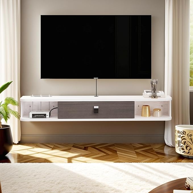 Pmnianhua Modern Floating TV Stand, Living Room - Image 2
