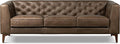 POLY & BARK Essex Leather Couch by POLYBARK