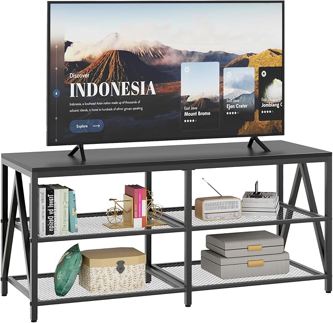 TV Stand for TVs up to 60 Inch, Entertainment Center for Living Room by Katrawu
