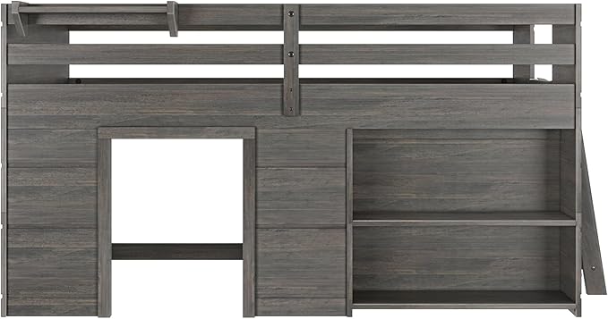 Max & Lily Modern Farmhouse Twin Low Loft Bed - Image 4