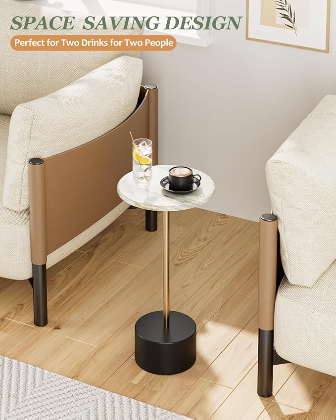 Drink Table Pedestal, Round Side Table, Drink Tables - Image 5