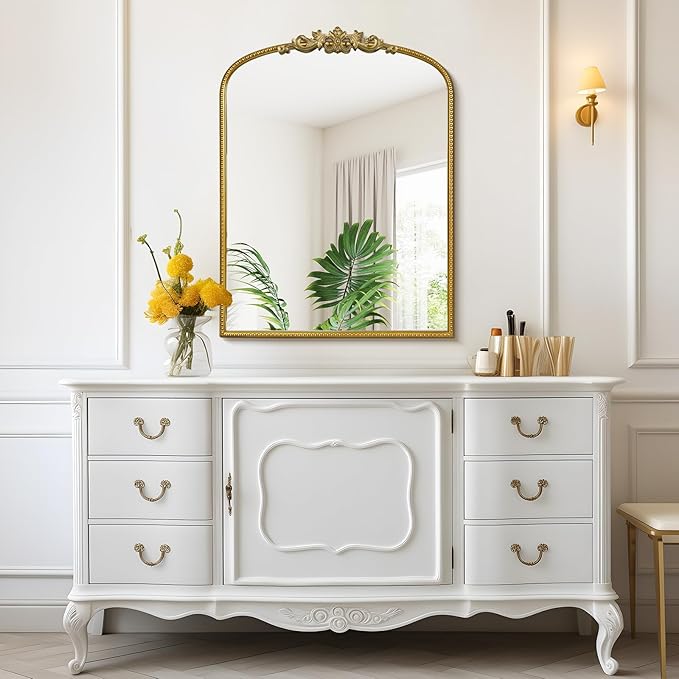 WallBeyond Gold Vintage Mirror - Image 4