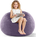 HABUTWAY 2FT Bean Bag Chair, Teardrop Bean Bag Chair Luxurious Velvet Ultra by HABUTWAYMakeYourLifeComfortable