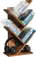 5 Tier Tree Book Shelf, Small Desktop Bookshelf by SHEEPAM
