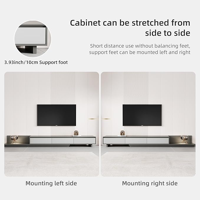 Mid-Century Modern Extendable Entertainment Center - Image 3