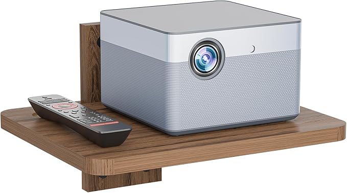 WALI Floating TV Shelves for Wall, Projector Shelf Holds Up to 22lbs, Wooden by WALI