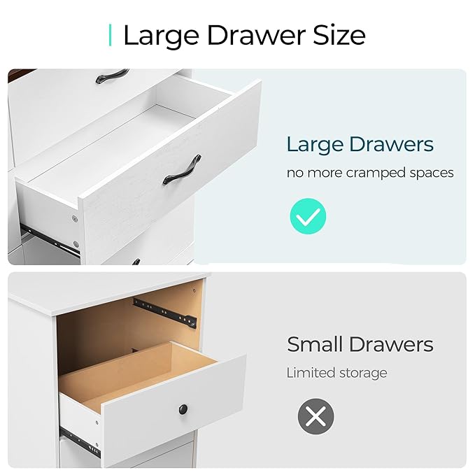 LINSY HOME 8 Drawer Dresser for Bedroom, Modern TV Stand Dressers - Image 6