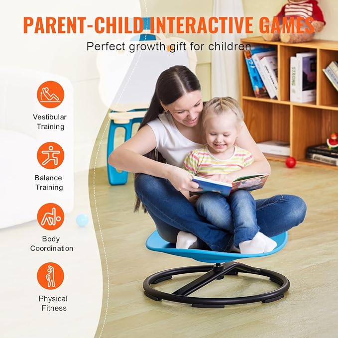 VEVOR Kids Swivel Chair, 220 LBS Capacity, Sensory Spinning Chair, Autistic - Image 7