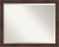 Amanti Art Brown Bathroom Mirror by AmantiArt